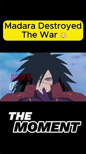 Madara In The War Was Unstoppable 🥶🔥 Naruto War Edit Anime Shorts #legendofalltime