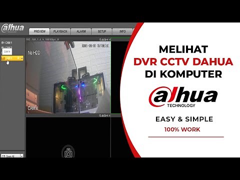 Cara Melihat CCTV Dahua Di PC Komputer dan Laptop
