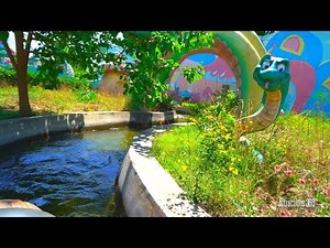 [4K] Creepy Log Ride in China: Semi-Abandoned Amusement Park - Beijing Shijingshan Amusement Park
