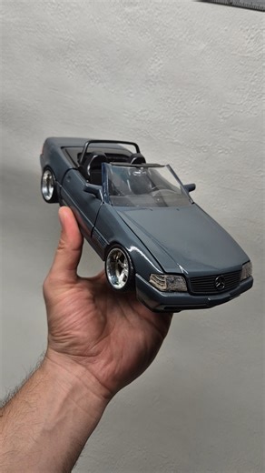 Custom Mercedea SL500 #automobile #classicminiature #mercedes #nardogrey #custommodel