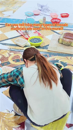 🔥🔥👍Can you tell how many types of mosaic materials are used in this mural?#mosaic #mural #mosaicmural #mosaicart #handmademosaic #retromosaic #mosaicartwork #wallmosaic #custommosaic #artmural #artmosaic #colourful #portraitmosaic #mosaicfactory #project #mosaicproject #buildingmaterial #artisticmosaic #walldesign #walldesignideas #floormosaics #mosaicshop #mosaictile #manufacturing #manufacturingprocess #hotsale #hotsale2025 #fyp #goodthing