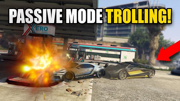 Passive mode trolling | GTA 5 thug life #402