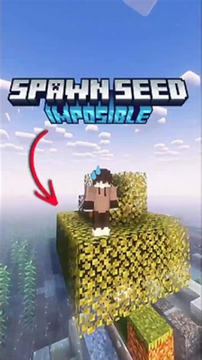 Spawn IMPOSIBLE en #minecraft #minecraftshorts #viral #parati #mrbeast #fedevigevani #roblox