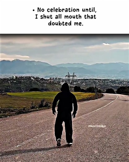 No Celebration Until I Prove Everyone Who Doubted Me Wrong.🏆 #motivation #mindset #discipline