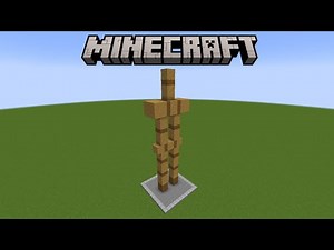 How To Build A Giant Armour Stand Statue In Minecraft