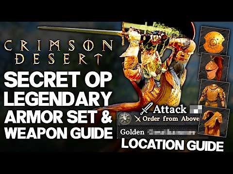 Crimson Desert - Best INSANE Legendary Armor Set & Weapon You NEED Early - OP Sword of Greed Guide!