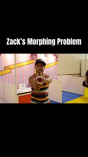 Zack’s Morphing Problem! 😅 #powerrangers #blackranger