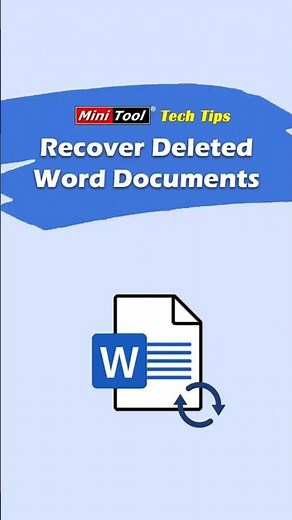 How to Recover Deleted Word Documents on Windows #datarecovery #recoverdeletedfiles #words