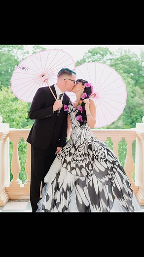 4.9K views · 73 reactions | Darjee & Hamish曆 Pure magic at Hamilton Gardens New Zealand  White Nymph gown @bibian_blue_bridal starlight_magik @hi.this.is.bloom @na.bu.len ......................................................... #madetomeasure #internationalbrides #corset #corsetcouture #fairydress #prêtàcouture #corset #corsetry #alternativebrides #brides24 #butterflydress #nimph #noviasdiferentes #barcelonanuvies #novias24 #corsetdress #gothcouture #fairies | Bibian Blue | Facebook