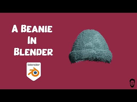 Beanie Hat modeling in blender for beginners-mds design