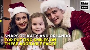 Katy Perry and Orlando Bloom went to visit a children’s hospital dressed as Santa | NowThis Entertainment