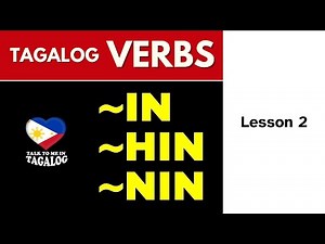 What Are -IN Verbs in Tagalog Grammar? | Basic Filipino Grammar Lesson