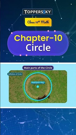 Master Class 10 Maths Chapter 10 – Circle | Easy Animated Explanation by ToppersSky