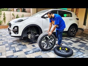 How to rotate tires on Kia Sportage