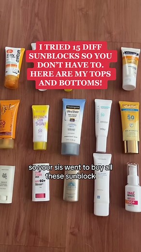 Ultimate Sunblock Test! Tested out 15 different sunblocks, soaked in the sun for almost 2 hours and here are my tops and bottoms! Did your favorites make it ??? Got these from the blue app 😉 linking you to my faves on my bio! #sunblocktest #sunscreenreview #sunblockreview #sunblocktest #sunblockph #bestsunblock #sunblockreco #sunblockrecommendation #beautytokph #skincareph