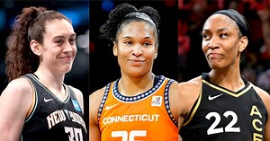 Who finished Top 3 in WNBA MVP voting in 2023?