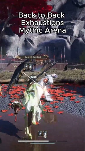 Lol that was a fast recovery with back to back exhaustions #wwm #arena #mythic #pvp