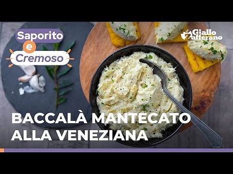 VENETIAN-STYLE STOCKFISH with polenta croutons – Creamy appetizer recipe!