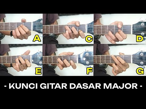 Belajar Kunci Gitar A B C D E F G Chord Gitar Pemula