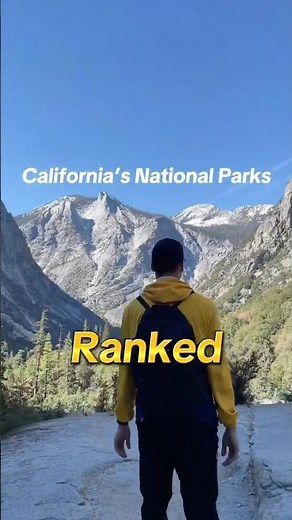 California’s National Parks ranked