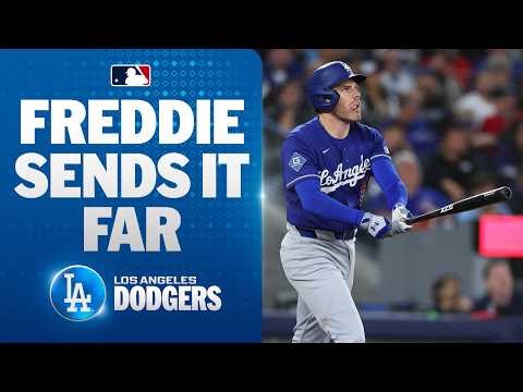 LONG GONE! 😳 Freddie Freeman unloads on a 438-foot home run for the Dodgers! 💥 | MLB Highlights