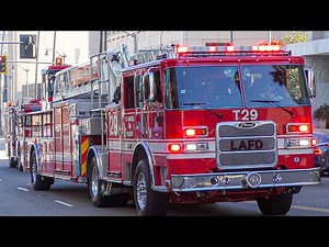LAFD Light Force 29 Responding