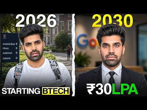 BTech Roadmap 2026: Become the top 1%