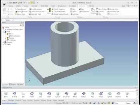 IronCAD 2017 User Interface - CAD Design Tools