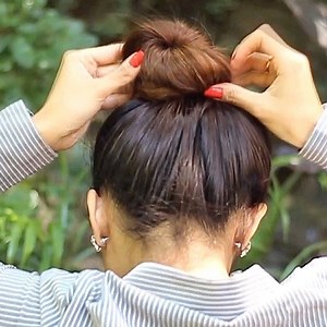 1.9M views · 24K reactions | ✨Quick 2 Min Sleek Hair Bun For Work✨...