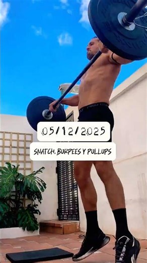 WOD CROSSFIT AMRAP CHIPPER SNATCH BURPEES PULLUPS FITNESS WORKOUT HYROX HIBRIDO TENERIFE