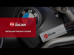 Installing the ezCAN for BMW for easy access
