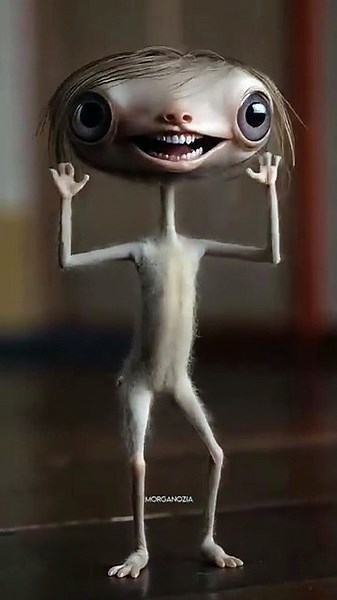 Funny Alien Creature Caught on Camera | Weird but Cute Animation"