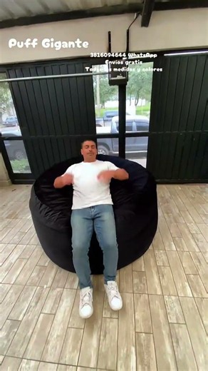 Hay días que merecen ser vividos en modo relax. Nuestro puff gigante está hecho para esos momentos.