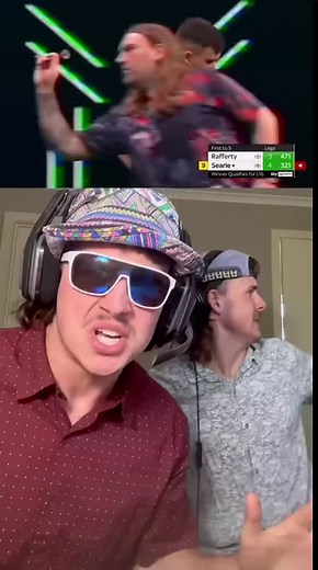 "Would you believe it?!" 🤯 Shepmates reenact Stuart Pyke and Mark Webster's commentary of Ryan Searle's sensational 9-darter at the Grand Slam of Darts... 😂 | Sky Sports
