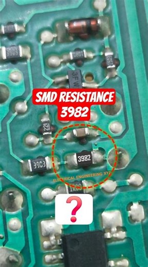 Swift Guide to read 3982 onchip resistance #smdresistor #electricalengineering
