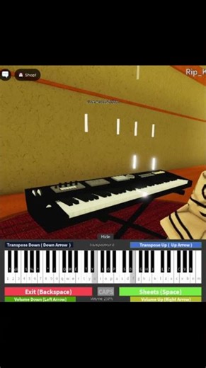 interstellar in roblox piano.#piano #roblox #interstellar