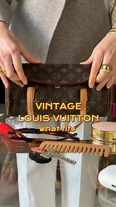 This is an incredibly rare Louis Vuitton bag, admired for its elegant look, with short handles and the versatility to be carried as a chic clutch 👌🏻 | Poetro