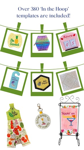 Register for our free virtual event introducing 'In the Hoop Designer Software' https://tinyurl.com/45jyjw9y and learn how you can be an In the Hoop designer! This is a new collaboration with my friends at Designs In Machine Embroidery. We're announcing new software that will allow you to create, customize and stitch fabulous 'in the hoop' designs. By registering you will get the link to watch live on Feb 5th at 11:00 central and to watch the replay through Feb 9th. Let all your friends know so 