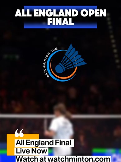 Live All England Open Now! Watch it at watchminton.com #badminton #allengland #live #watchminton #livematch