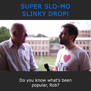 How Will A Slinky Drop From A Building?🤔 | Veritasium