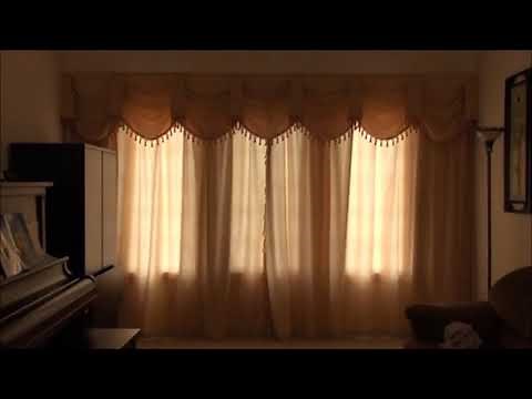 Remote Control Electric Curtain Track Demonstration