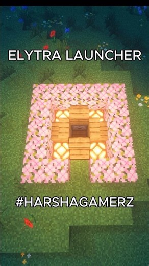 MAKING ELYTRA LAUNCHER IN MINECRAFT🔥✈️🤩 |HARSHAGAMERZ| #minecraft #minecraftgameplay #telugu