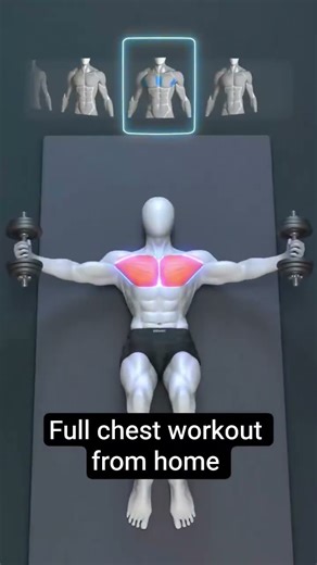 Complete chest workout without bench....#gym #gymmotivation #chest #workout #ai