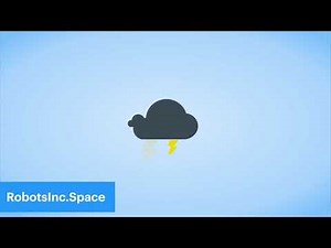 Animated Weather Icons - Sun, Clouds, Lightning & Wind