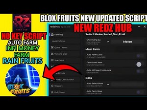 [KEYLESS SCRIPT] Best Blox Fruits New REDZ HUB Script No Key // Auto Farm, Infi Money Farm, Aimbot,