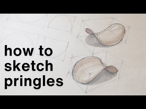 How to sketch a pringle! - It's so simple!