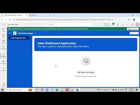 Detail Overview on How to use Org Apps in Microsoft Fabric