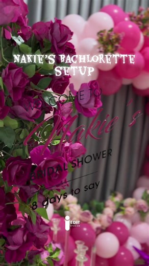 Bachlorette setup for our ever calm military bride. #militrycouple #eventstyling #wedding