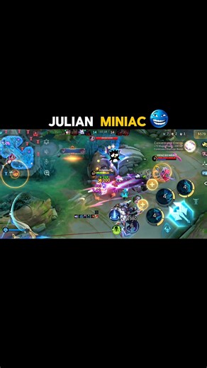 Julian miniac #mobilelegends #moba5v5 #choou #fyp #quezonsgame #pinoygamer #mplid #gaming