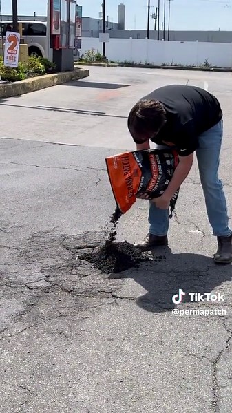 Too hot for repeat pothole repairs? 🚧 Check out our Quick Set Formula at Perma-Patch. This super fine road repair material is made with the finest aggregate in the industry. Meaning you can fix cracks as thin as a 1/4